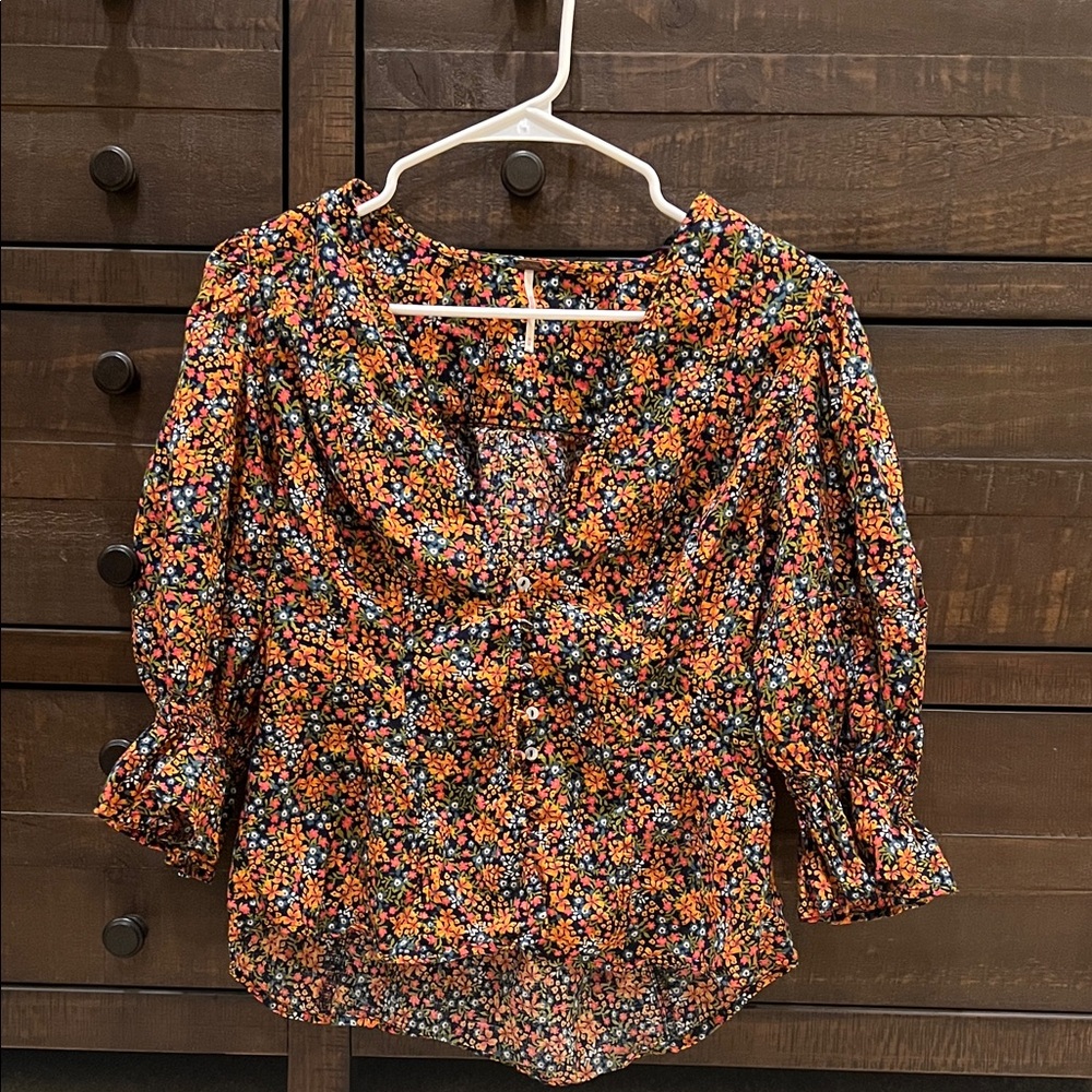 Free People Floral Women's Top